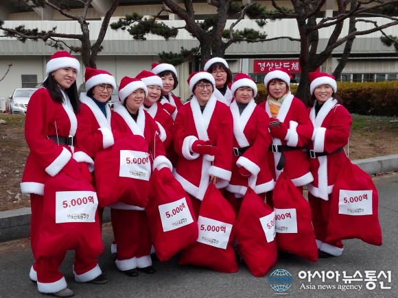 마산회원구, ‘산타와 함께’ 창원광역시 승격 홍보 ‘눈길’