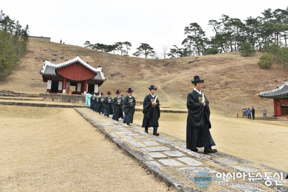 영월군 장릉 정자각···단종제례 공개행사 가져