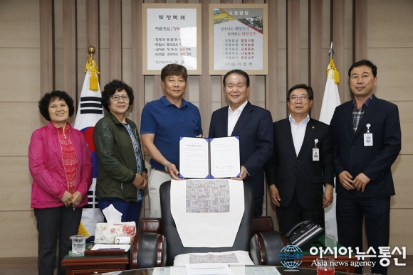 상주시-농업회사법인 세영(주) MOU 체결...내년 상주공장 건립