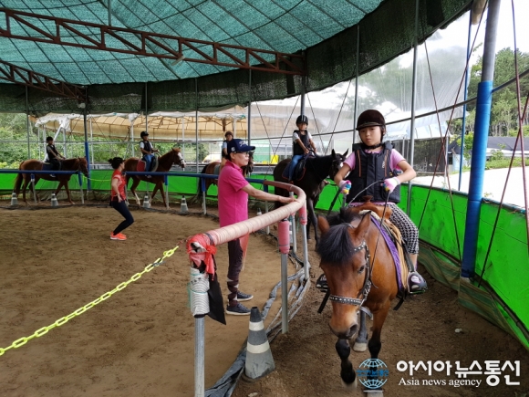 포항시, 여름방학 맞이 학생승마체험 사업 운영