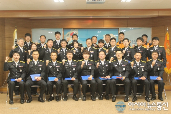 송탄소방서, 승진 소방공무원 임용장 수여