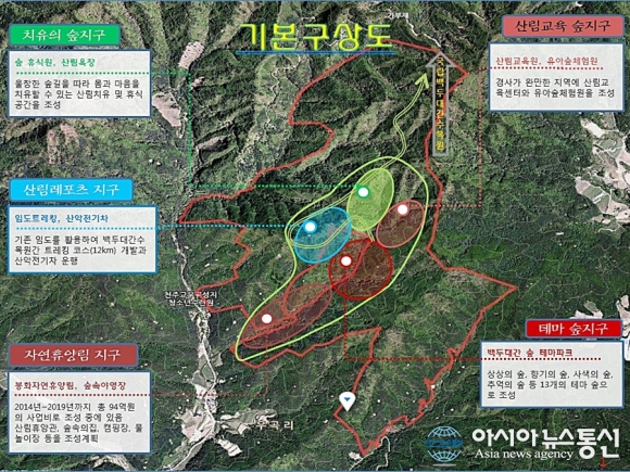 봉화군 전국 최초 공립 산림복지지구 선정