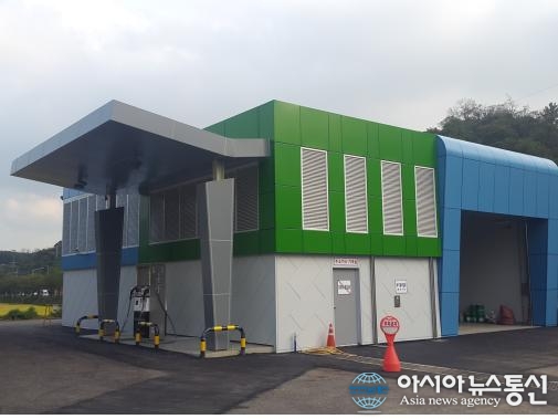 국내 최초 ‘수소복합충전소’ 울산 옥동 준공