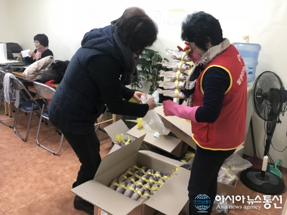 밀양 단장면 자원봉사회, 설맞이 굴비 나눔