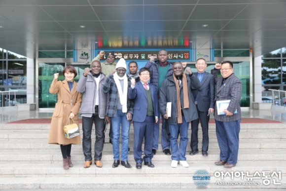아프리카개발은행 실무진 및 토고정부 인사, 성주군 방문