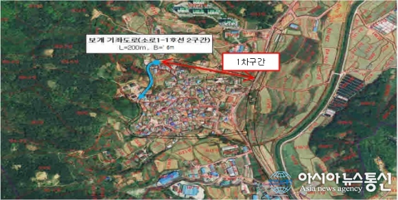 안성시, 보개면 기좌마을안길 도시계획도로 2차구간 보상 착수