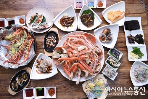 봄기운 가득 제주도 맛집 연동대게회타운