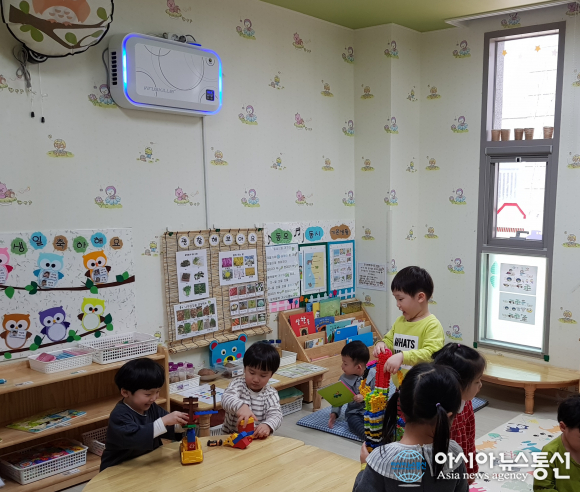 계룡시, 모든 어린이집 공기청정기 설치 지원