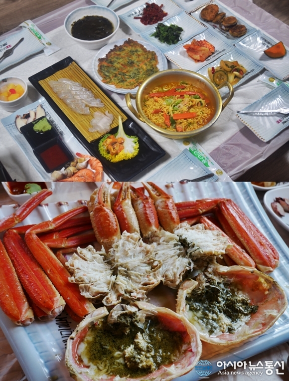 담백한 대게찜 맛보고 싶다면? 강릉 주문진 맛집 ‘대영유통’