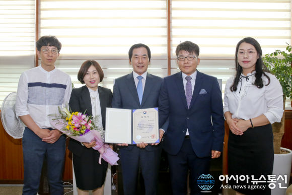 합천 (주)상원엔텍, 행정안전부 장관 표창 수상