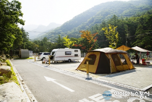 제천 캠핑장 돌아온 캠핑계절 ‘인기만점’