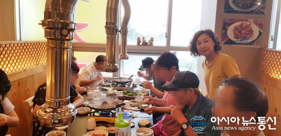 평택숯불갈비, 홀몸노인 초청 따뜻한 온정 나눠