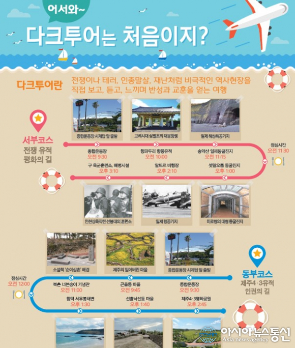 다크투어로 제주의 역사문화 여행 함께 떠나요