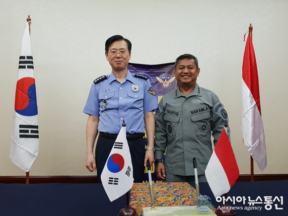 한국인도네시아 해양경찰, 해양안보 협력회의 실시