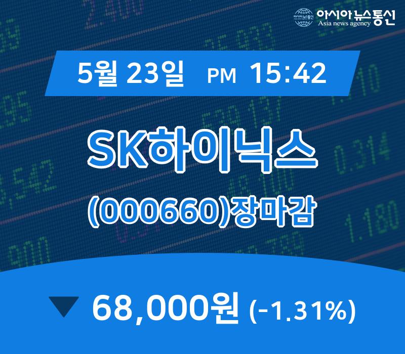 장종리포트 SK하이닉스 주가 68,000원으로 장 마감