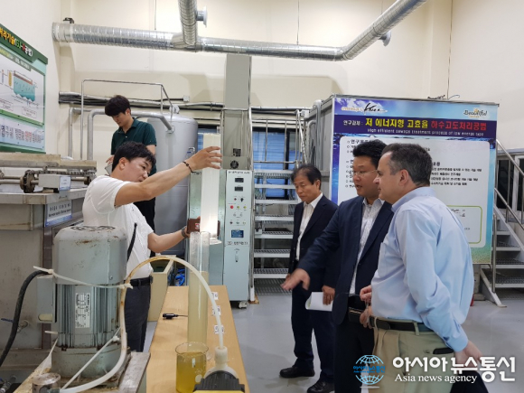 경주시, 수처리기술 중남미 도입 위한 IDB관계자 현장조사
