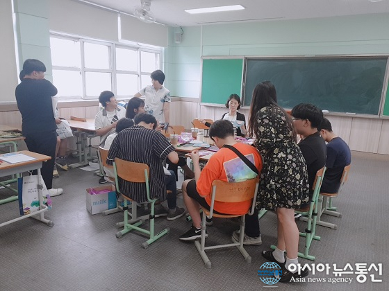 영동교육지원청 행복교육센터, 영동산업고 부용제서 체험부스 운영