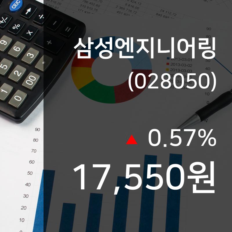 (주식시세) 17일 삼성엔지니어링 현재주가 17,550원