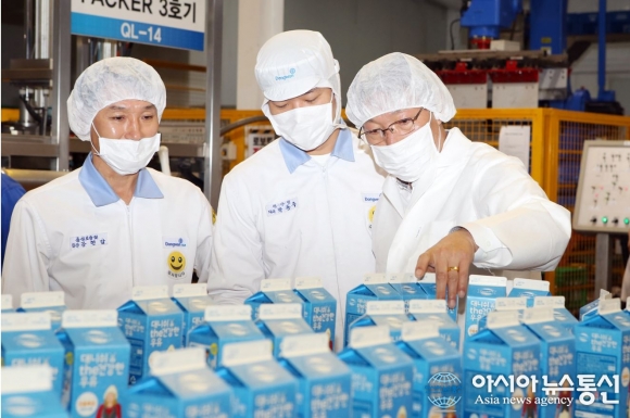 유진섭 정읍시장, ‘동원F&B 정읍 공장’ 방문...기업체와 소통행정 강화