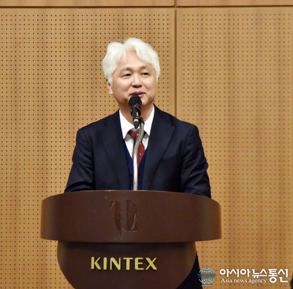 [아통 포토] 축사하는 오상우 동국대학교일산병원 교수