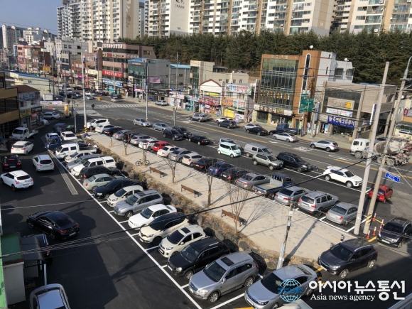마산회원구, ‘중리삼거리 주차장 정비공사’ 준공