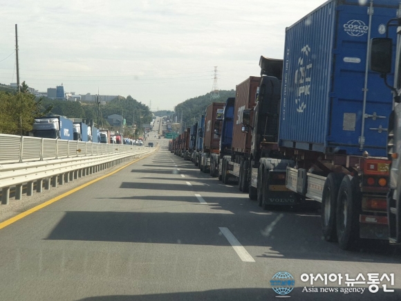충남 서산 대산공단 물류 운송 대란 예고