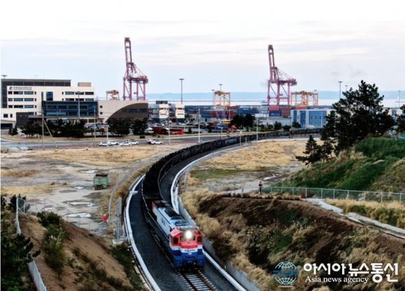 포항시, 포항영일만항 인입철도 상업운행 개시