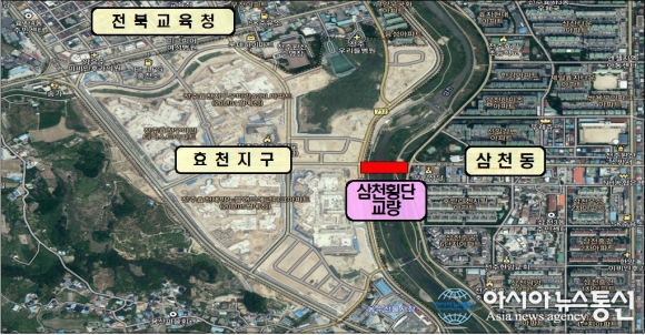 전주 효천지구 일대 교통량 분산된다