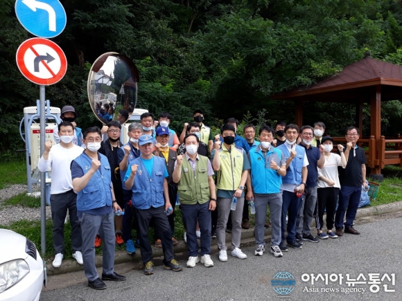 포항시 제철동, 포스코 STS제강부 환경정비 자원봉사