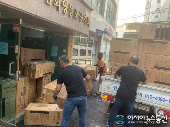 주식회사 일원, 500개 냉방기 사랑나눔에 협찬 복지시설 등에 전달