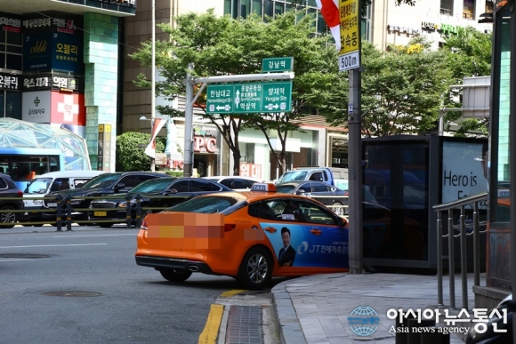 강남구청, 왜 불법 주,정차 단속을 안하는 걸까?
