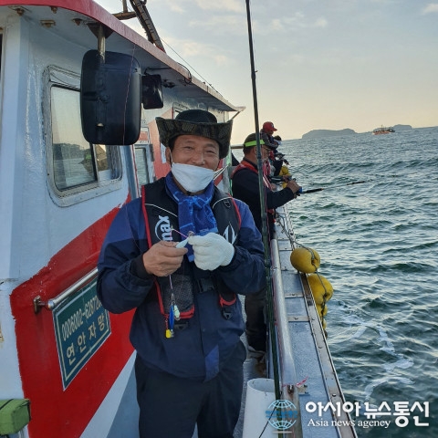 조남철 한국타이어 미추홀점 대표, 영흥도 바다낚시로 코로나19 시름 덜어