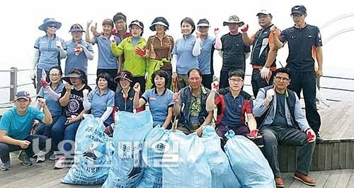 온양119안전센터, 해양환경 정화활동