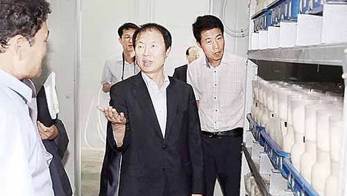 장만석 부시장, 머쉬랜드 방문