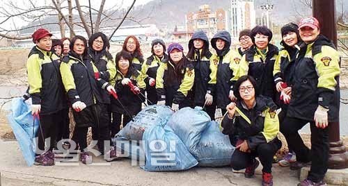 온양119안전센터, 남창로 구간 환경정화