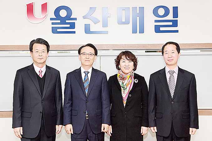 신영식 울산시선관위 사무처장, 본사 내방