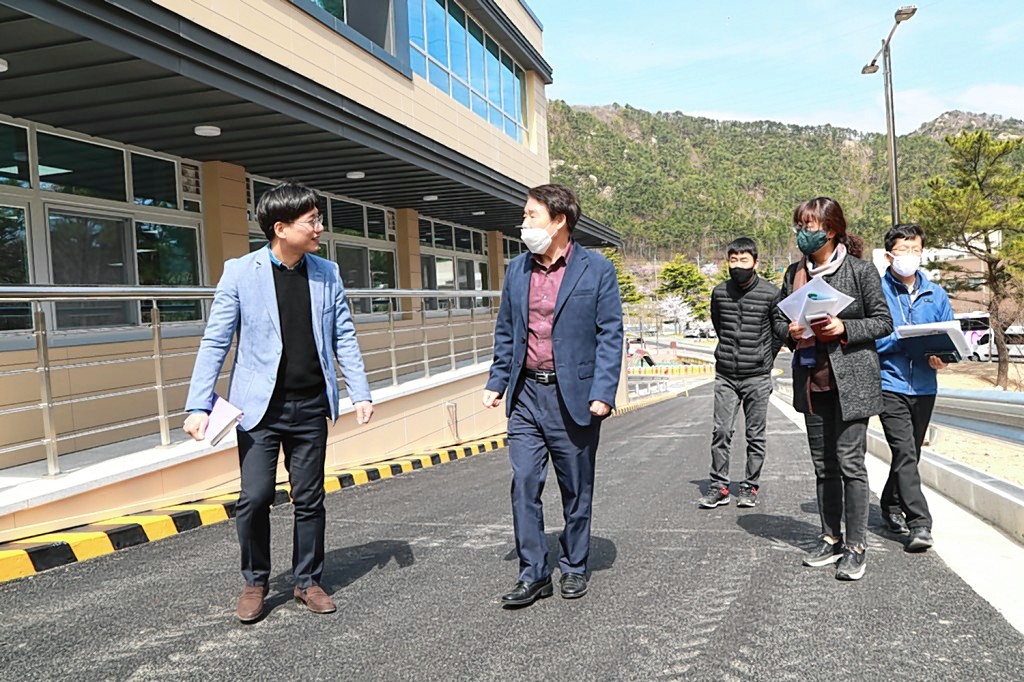 정천석 동구청장, 희망장애인보호작업장 현장방문