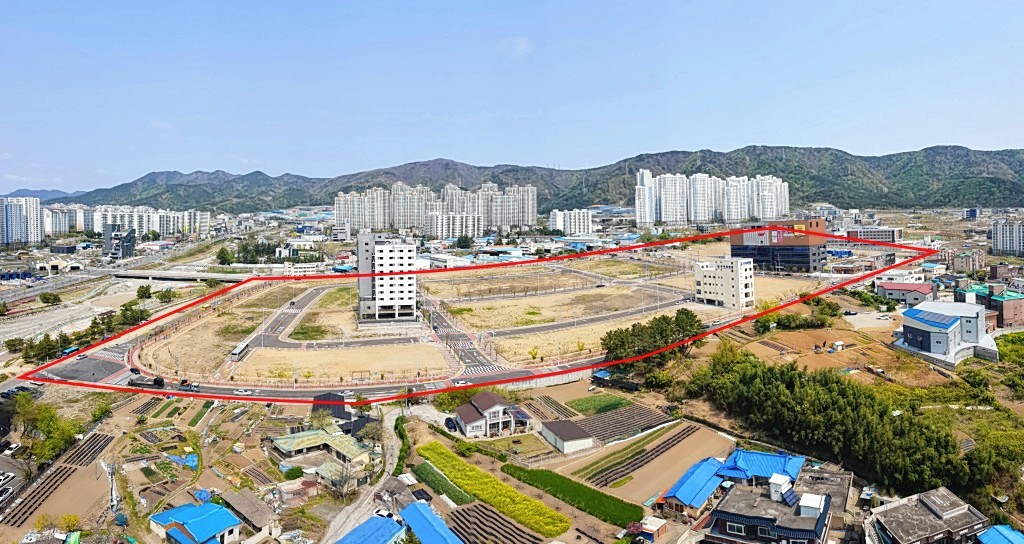 북구 신천동 와우시티 토지개발 사업 완료