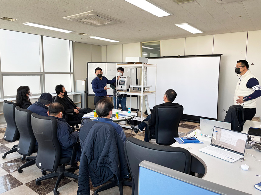 한국해양대기술지주 자회사 선박용 스마트 공기 정화 시스템 개발
