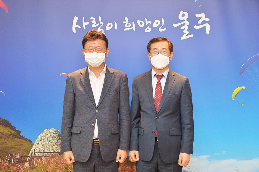 이선호 울산 울주군수, 동울산세무서장과 서부권 세무관서 설치 협의