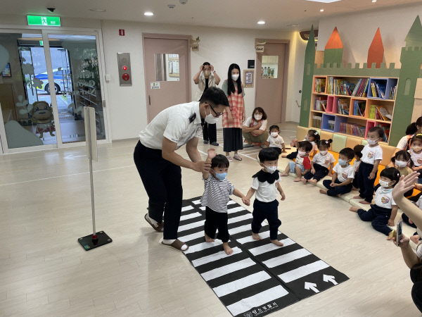 양산경찰서, 시립펠리시티 가온어린이집 교통안전 교육 실시