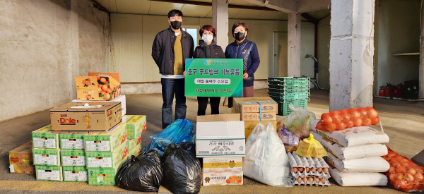 울산 중구 학성새벽시장 상인회, 울산중구푸드뱅크에 식재료 기부