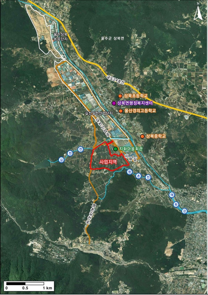 울주 서부권 신도시 조성 길천지구 도시개발 본격화