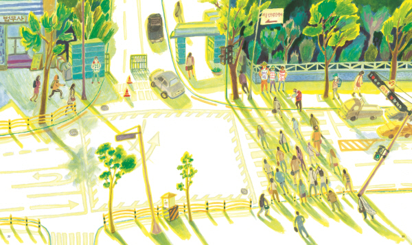[그림으로 보는 인터뷰] 『빈 공장의 기타 소리』