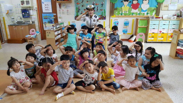도순원광어린이집 교통안전 교육