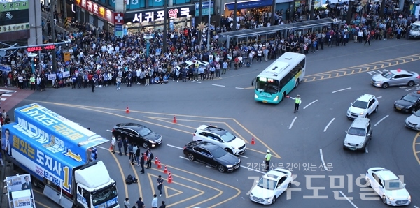 서귀포 발전 위해 힘있는 도지사 필요
