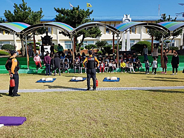 성산119센터 성산초등학교 소방훈련