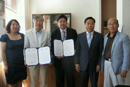 한림성심대학, 몽골 국제 교류 확대