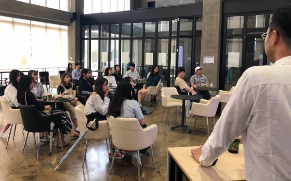 강동대학교, 우수벤처기업 피코피코 견학