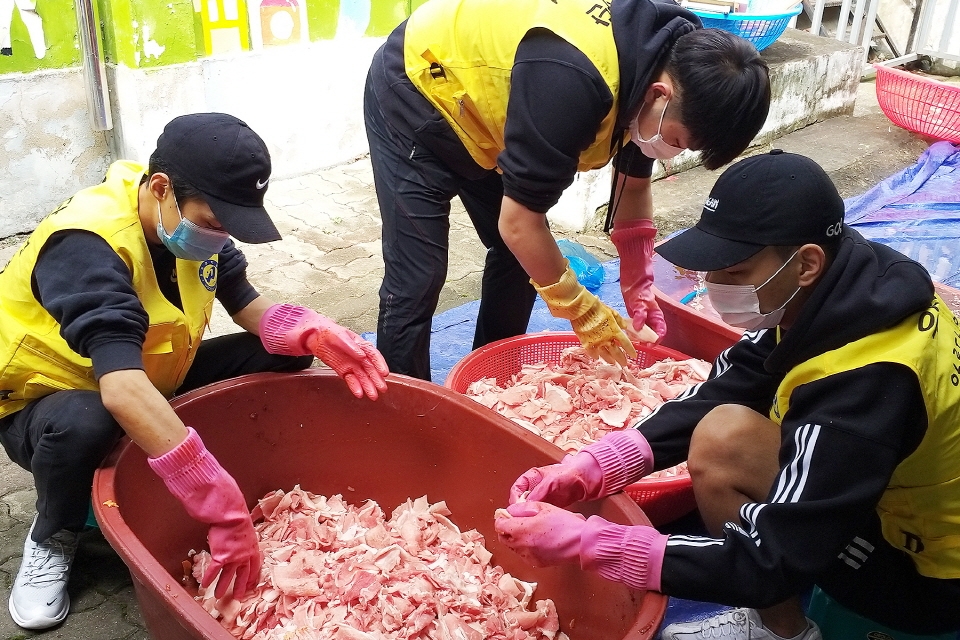 우석대, 추석맞이 이웃사랑 밑반찬 나눔 봉사